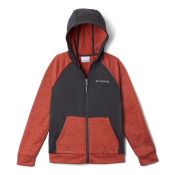 Columbia Majice S Kapuljačom Za Dječake - S’more Adventure Hybrid Crvene Tamno Sive | NQOK-98502